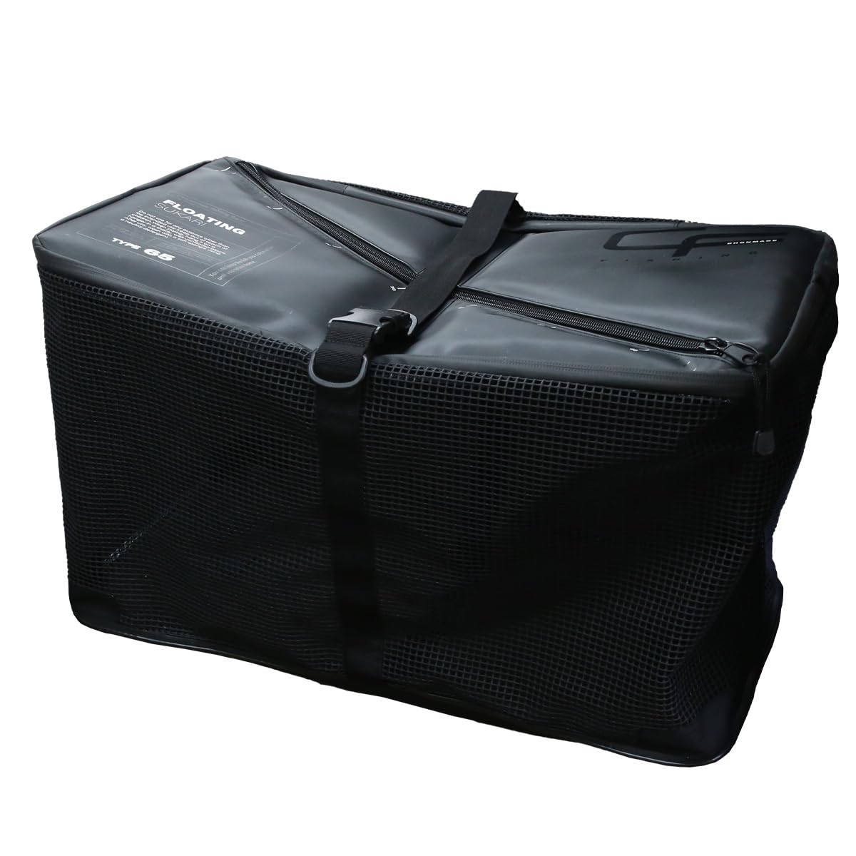 ChonmageFishing フローティングスカリ スカリ ビク 補強 スケール付き 折り畳み 活かし網 メジャー 65cm Amazon | ChonmageFishing フローティングスカリ スカリ ビク 補強